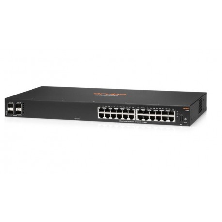 Switch HP Aruba 6100 24Puertos PoE 10/100/1000Mbps +4SFP JL677A