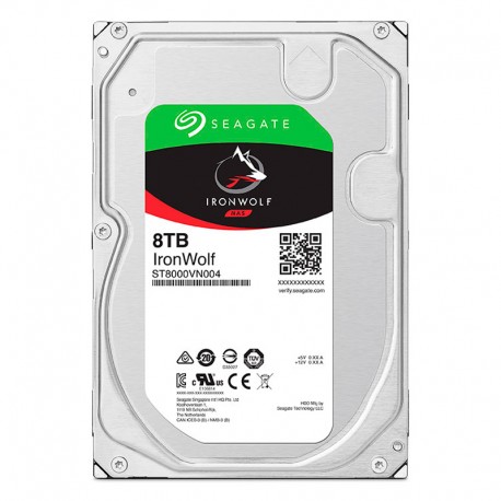 Disco Seagate Ironwolf NAS ST8000VN004 8TB SATA 6Gb/s 7200rpm 256MB 3.5'