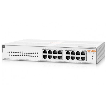 Switch HP 16 puertos PoE Clase 4 RJ-45 10/100/1000 1U R8R48A