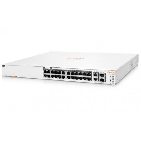 Switch HP Aruba Instant On 1960 24G 20p Clase 4 4p Clase 6 PoE 2 XGT 2 SFP+ 370W JL807A