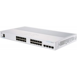 Switch Cisco Business 24Puertos PoE+ 10/100/1000Mbps 4Puertos SFP+ CBS350-24P-4X-NA