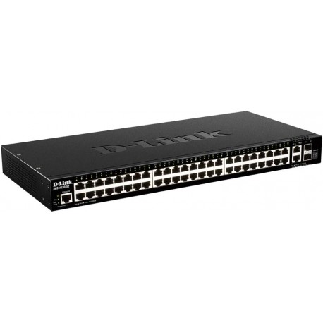 Switch D-Link 48 Puertos L3 10G Ethernet (100/1000/10000) 1U DGS-1520-52