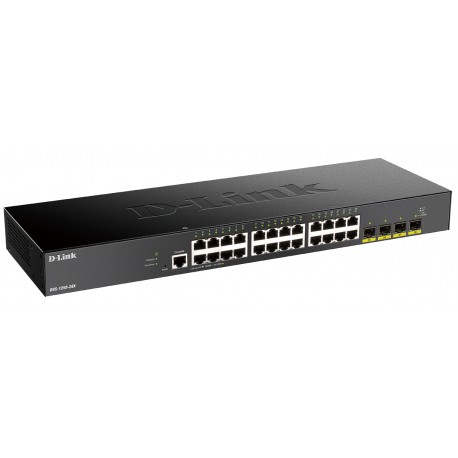 Switch D-link Gigabit 28 Puertos 24+4 10g Sfp+ DGS-1250-28X