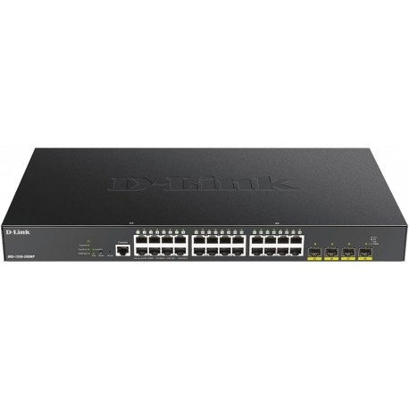 Switch D-Link 28 Puertos Poe Gigabit + 4 Puertos SFP DGS-1250-28XMP