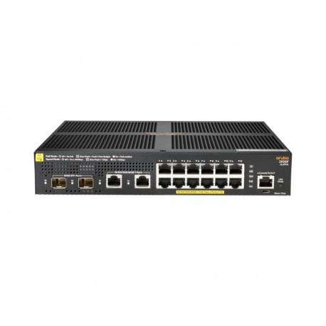 Switch HP Aruba 2930F 12 Puertos 10/100/1000Mbps PoE+ 2 Puertos SFP+ JL693A