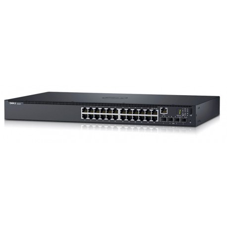 Switch Dell Networking L2 Gestionado 24 x 10/100/1000 + 4 x 10 Gigabit SFP+ N1524