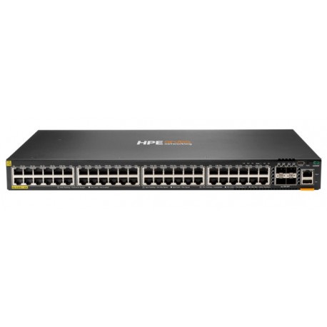 Switch HP Aruba 6200F 48 Puertos 48G PoE 4SFP+ 740W L3 48x 10/100/1000 (PoE+) 4x 1 Gigabit 10 Gigabit SFP+ JL728A