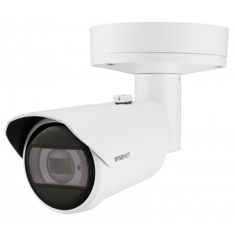 Cámara Hanwha Vision de red Wisenet 2MP AI IR Bullet Camera Full HD XNO-C6083R