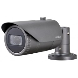 Cámara Hanwha Vision 5MP Network IR Bullet Camera Bala 2592 x 1944 HD QNO-8080R