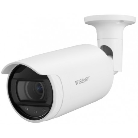 Cámara Hanwha Vision 2MP IR Bullet Camera 30m Visión Nocturna H.264 H.265 3.1x Óptico ANO-L6082R